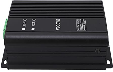 Marhynchus Chargeur de Batterie Automatique, Alliage d'aluminium, 12V/2A, Chargeur de Batterie de Générateur Intelligent pour Usage Domestique et Extérieur (12V)