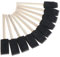 YOFO Pinceaux Mousses Avec Manche En Bois - Lot DE10 Brosse Éponge Larges Et Petits Pour Loisirs Créatifs Et Artistiques - Pinceaux Éponges Pour Arts, Loisirs Et Peinture à Eau - Outil à éponge