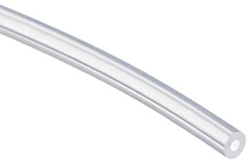 sourcing map Silikonschlauch 1mm ID X 3mm OD 3.3ft 1m Flexible Silikonkautschukrohr Luftschlauch Rohr für Pumpentransfer Klar
