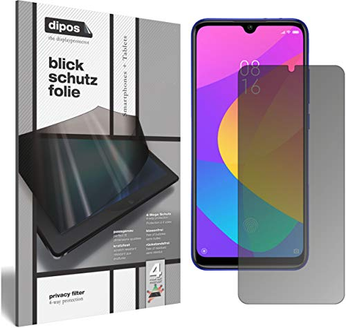 dipos I Protección de la Vista Compatible con Xiaomi Mi A3 Protector de Pantalla Privacy