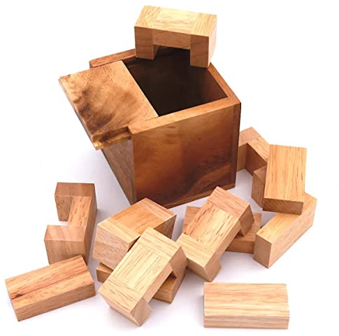 ROMBOL Guillotine - kniffliges, schwieriges Packproblem aus Holz
