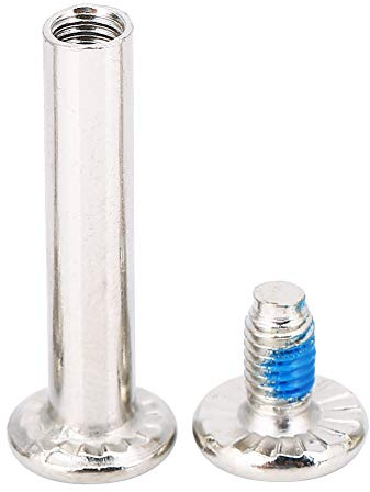 Keenso Viti per Pattinaggio in Linea 10 Pezzi Viti per Pattinaggio in Linea, Accessori Hardware per Assi delle Ruote dei Pattini da 31 mm