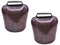 EXCEART 2 Stücke Kuhglocke Ziegenglocke Antik Metall Glockenschelle Hängende Eisen Glocke Deko Krachmacher DIY Bastel ca. 3,4 x 3 x 2,6 cm