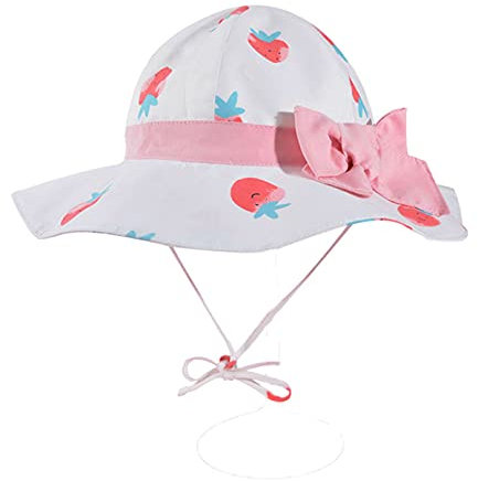 CRSQX Chapeau Bebe Fille ete Anti UV Fille Chapeau de Soleil Bébé Filles Enfant Chapeau de Soleil Unisexe en Pliable Protection Solaire Plage Chapeaux de Soleil Bébé Fille UPF 50+