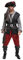 Spooktacular Creations Piratenkostüm für Erwachsene, Halloween Kostüm Männer, Herren, Kostümparty, Trick oder Treating, Cosplay-Party-L