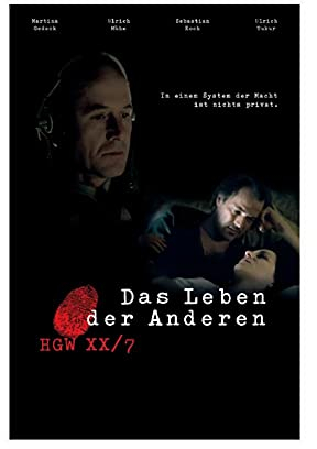 2006 Plot Thriller Das Leben Der Anderen Filmposter 2 Leinwand-Poster, Wandkunst, Deko, Bild, Gemälde für Wohnzimmer, Schlafzimmer, Dekoration, ungerahmt: 30 x 45 cm