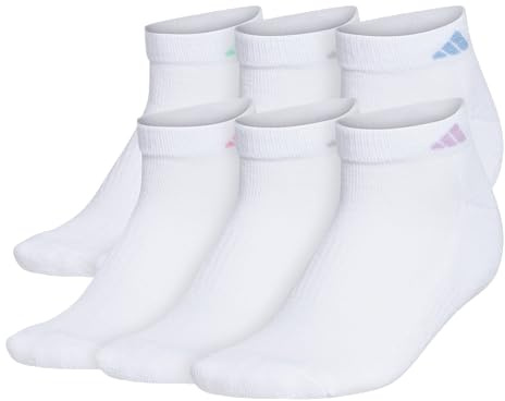 Athletic Cushioned Low Cut Socks (6-Pair) low profile fit with arch compression for a secure fit