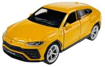 DROMADER Welly Urus Gelb 2017 1/34-1/39 Metall Modell Auto Die Cast Neu im Kasten