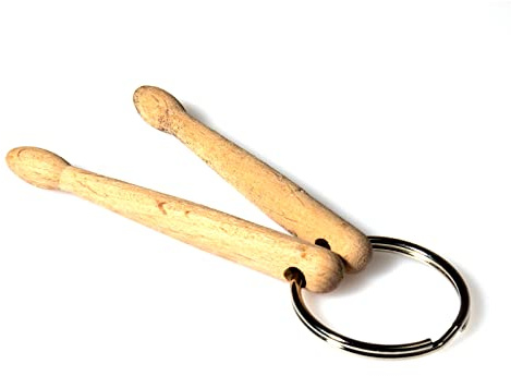 Cheerock Lot de 2 mini baguettes de batterie miniatures en bois naturel pour batteur