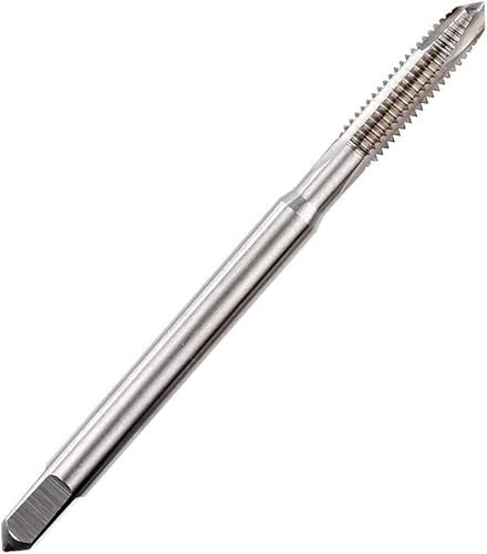 UK Drills High Speed Steel Ground Thread Machine Taps - High Speed Twist Drill Bits for M3,M4,M5,M6 - Set of 4, Steel drill, Stainless Steel, Cast Iron