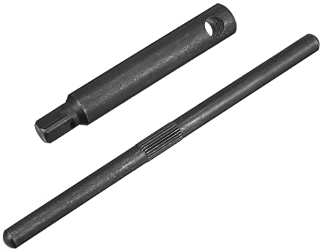 sourcing map Drehfutterschlüssel 14mm Vierkantschlüssel Schlüssel Werkzeug für CNC Fräser Gravur Fräsmaschine (L115x220mm)