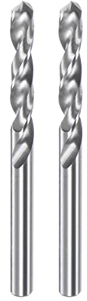 sourcing map 2pcs Solid Carbide Drill Bits 3mm C3/K10 Tungsten Carbide Precision Mini Micro Straight Shank Twist Drill Bit for Stainless Steel Metal Plastic Wood