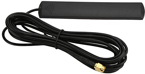 Antena, Antena de Alta Ganancia 2G 3G 4G 5G Antena de Banda Completa 8DBI con Cable de Extensión RG174 de 9.8 Pies para Enrutador WiFi Banda Ancha Móvil, Antenas de Radio (Negro)