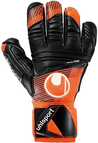 uhlsport Super Resist+ HN Guantes de Portero de fútbol - Guantes para porteros - Especiales para césped Artificial y Superficies duras