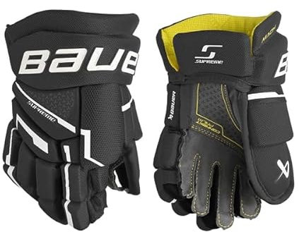 Bauer Supreme MACH Handschuhe Bambini, Größe:8 Zoll, Farbe:Navy