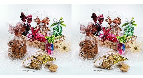 Italpak Sachets Transparentes pour les Aliments, 100 pièces, 25x40cm, X000000254000 (Lot de 2)