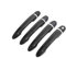 DENGG Für R&enault Für Clio 3 III Für Lutecia Für Euro Für Clio 2005~2012 Kohlefasermuster Äußere Türgriffabdeckung Autozubehör Styling Aufkleber Trim Auto Türgriff (Color : Handle 1 Keyhole)