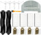 19 pièces de Rechange Accessoires pour aspirateur Robot T10 avec 2 brosses principales + 4 brosses latérales + 4 filtres HEPA + 4 Chiffons + 4 Sacs à poussière + 1 Brosse de Nettoyage