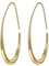 Leichte Tropfen Ringe Ohrringe für Damen - 14 Karat Gold/Weißgold vergoldet große ovale Ohrringe Creolen Hochglanz Statement Schmuck Geschenk für Frauen Teenager, Zink, Kein Edelstein