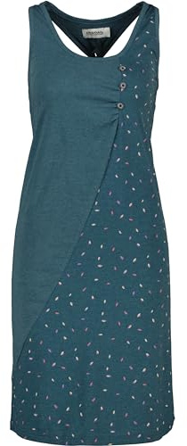 ALIFE and Kickin CameronAK B Sleeveless Dress Damen Sommerkleid, Kleid Tidal Teal Melange S