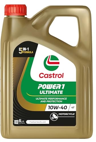 Castrol POWER1 ULTIMATE 4T 10W-40 Motoröl, 4L