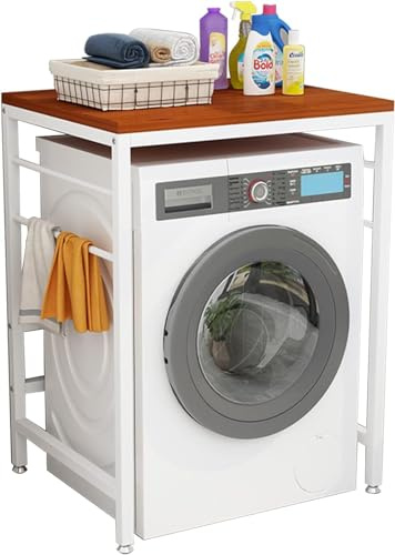 Laundry Rack, Shelf, Dryer Rack for Front Load Washer and Tumble DryerWashing Machine Storage Cabinet, Freestanding Bathroom Storage Cabinet (Color : C)
