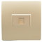CAT5E Gigabit Network Socket, Ethernet RJ45 LAN Cable Faceplate Networking Port Face Plate Socket Box for Ethernet Cable Installation Internet Outlet Panel 86x86mm