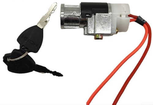 Battery Safety Pack Cover Box Lock with 2 Keys, Compatible with for Motorcycle Electric Bike Scooter E-Bike Battery Lock