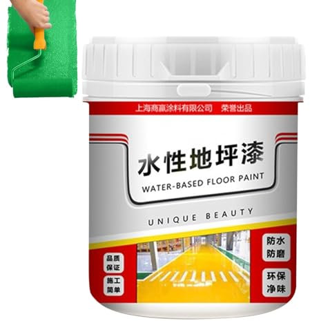 Pintura antideslizante para suelos de hormigón, de secado rápido, antideslizante, impermeable, pintura para suelos de hormigón, revestimiento de piso de garaje para interiores, exteriores