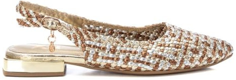 XTI - Zapato Mujer Oro - Calzado Cómodo y Versátil - Moda Casual - Modelo 14393801 (Talla 36)