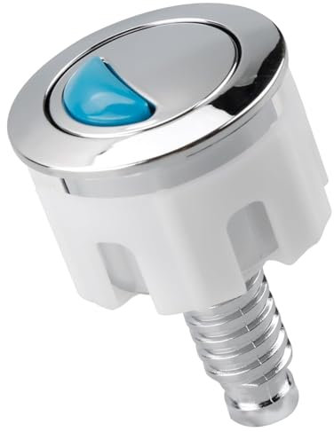 Toilet Flush Button – Round Head Push Button for Flush System, Durable and Easy to Install, Compatible with Standard Toilets