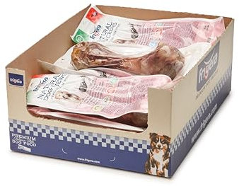 Frigera Italienischer Schinkenknochen XL 1St. 350g - Langanhaltender Kausnack für Hunde, unterstützt Haut & Fell, fördert gesunde Gelenke, Getreide- & glutenfrei