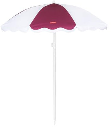 Flamingueo Ombrellone da Spiaggia, Giardino, Piscina, Altezza e Orientamento Regolabile, Protezione UPF 50+, Poliestere, Borsa per il Trasporto, 210 x 160 cm