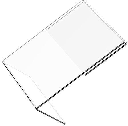 Gadpiparty Sign Holder Stabiler Flyerhalter Für Tisch Transparente Dokumentenanzeige Für Restaurant Büro Schule Einfach Zu Reinigen Robust Und