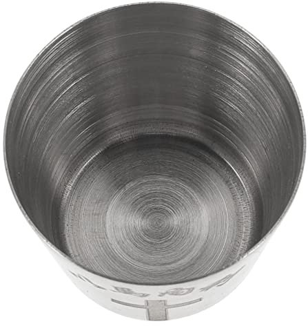ULTECHNOVO Kommunionbecher aus Edelstahl Weinbecher für Ordensleute religiöse Trinkbecher bequemer Weinbecher Religiöser Becher aus Edelstahl Weinkrug Rostfreier Stahl