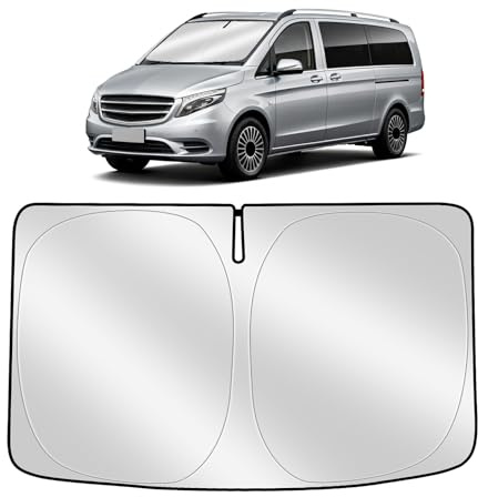 ZATOOTO Parasol para Benz Vito 2014-2024, Parasol Coche Delantero Plegable