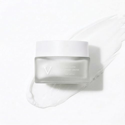 VANINI Edelweiss Regenerierend Crème, Anti-Aging & aufhellende Pflege mit Centella, Koreanische Kosmetik, Glass Skin Effekt (Dermatest SEHR GUT-EVE VEGAN) stärkt die Hautbarriere, nicht klebend, 50 ml