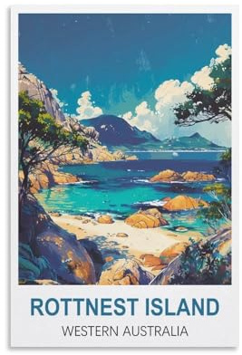 Jigsaw Puzzle 1000 Piece，Rottnest Island Western Australia Classic Puzzle Kids Puzzle Challenging And Difficult Puzzles for Adults And Teens 38x26cm