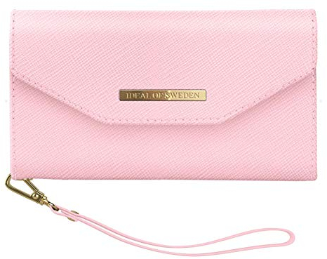 IDEAL OF SWEDEN Mayfair Clutch Handyportemonnaie für iPhone X & XS mit Abnehmbarer magnetische Handyhülle inkl. Gurt (Pink)
