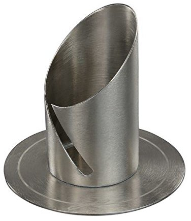 Kerzenleuchter Langkerzen Silber für Kerzen Ø 3 cm für Taufkerzen, Hochzeitskerzen, Kommunionskerzen, Trauerkerzen