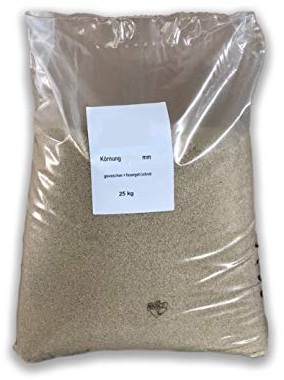 Anbobo Filtersand 25kg beige Quarzsand Sand 0,71-1,25mm für Sandfilteranlage