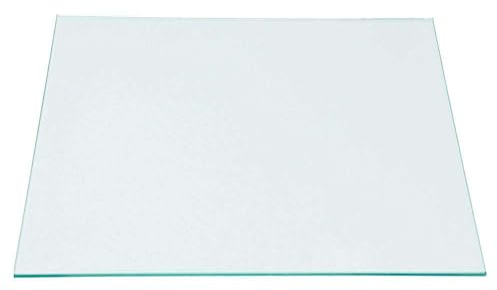 Kühlschrank Einlegeboden - Klarglas 4 mm – Glasplatte, eckige Ecken, alle Maße lieferbar (89,96 EUR/qm) - 495 mm x 330 mm