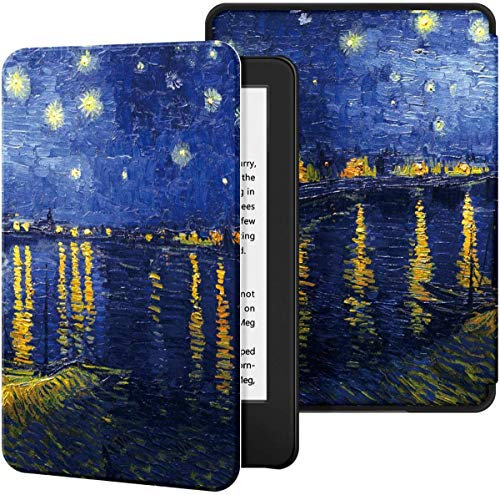 Custodia in Pelle per Amazon Kindle Paperwhite (Compatibile con 10ª Generazione-2018) - 12 stili, Case Cover con Sonno/Sveglia la Funzione