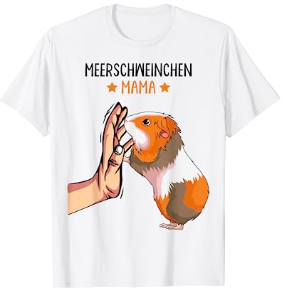 Meerschweinchen Mama Meerschwein Mädchen Frauen T-Shirt