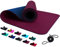 REFIT TPE Sportmatte Fitnessmatte 190 x 60 x 0,6 cm Aubergine Blau rutschfeste Gym Matte Mat für Yoga Fitness Pilates Gymnastik Sport Yogamatte Gymnastikmatte Turnmatte Bodenmatte Exercise Purple Blue