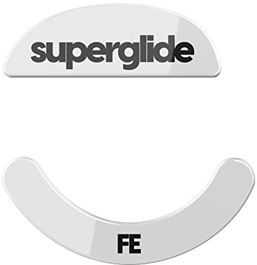 Pulsar Gaming Gears Superglide Type-S Maus-Skates für Xlite, Weiß | Ultra-Fast Sanftes Gleiten, Extrem geringe Reibung, Robustes Aluminosilikatglas, Präzises Tracking