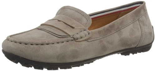 Geox Damen D KOSMOPOLIS + Grip Moccasin, Brown, 37 EU