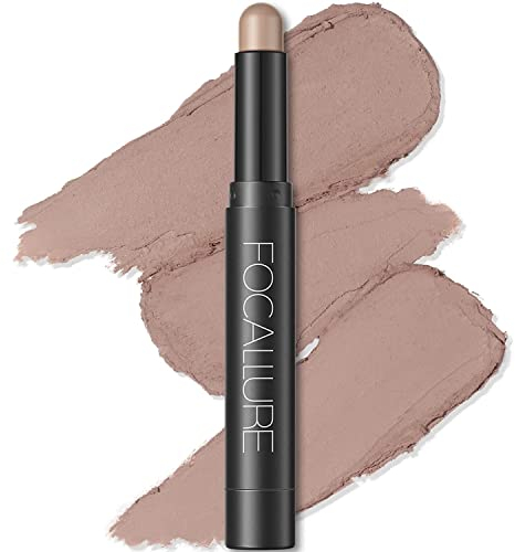 Creme Lidschatten Stick,Heller Lidschattenstift Crayon Set,Matt und Schimmernder Augen Make up Set,Langanhaltendes Wasserfester Lidschatten Makeup Pen Werkzeug. (22 FAWN)