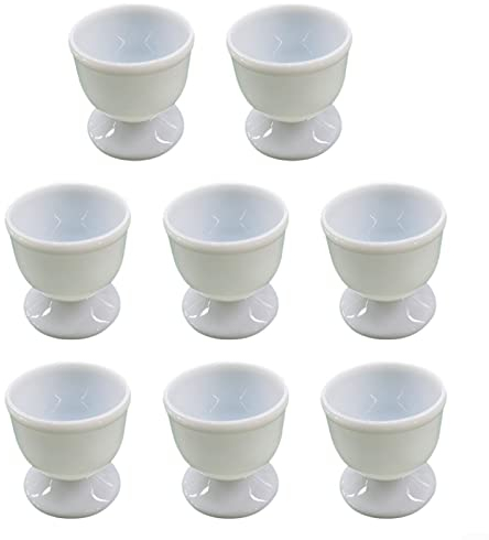 Lot de 8 supports à œufs, coquetiers, support pour œufs blancs durs et souples