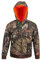 Mooselander - Jugend-Wendejacke, Jagd-Tarnmuster für Kinder, Teenager, vielseitig, modisch, durchgehender Reißverschluss, Jagdbekleidung, Grün/Orange, XL